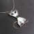 Biały kot, kot, szklany kot, biżuteria fusing, biżuteria szklana, biżuteria tiffany, biżuteria z miedzi, biżuteria ze szkła, kot tiffany, biżuteria miedziana, biżuteria autorska 