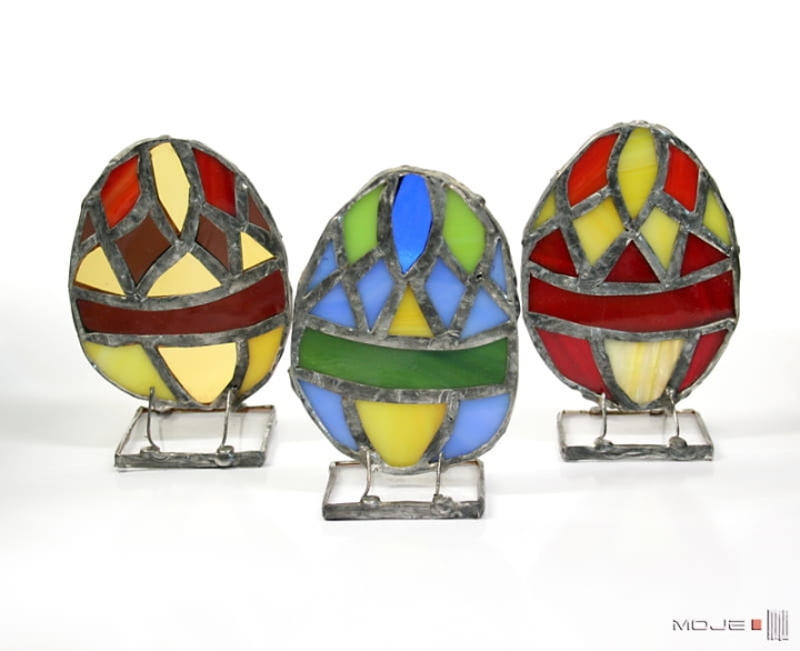 Jajo dekor, ozdoba wielkanocna, witraż Tiffany, ozdobne jajo, wielkanoc, pisanka, hand made, decor, święta wielkanocne, pomysł na prezent