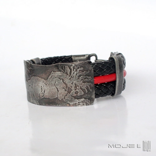 mityczny-drapiezca-Behemot-bransoleta-meska-bizuteria-miedziana-rzemien-dla-mezczyzny-szeroka-bransoletka