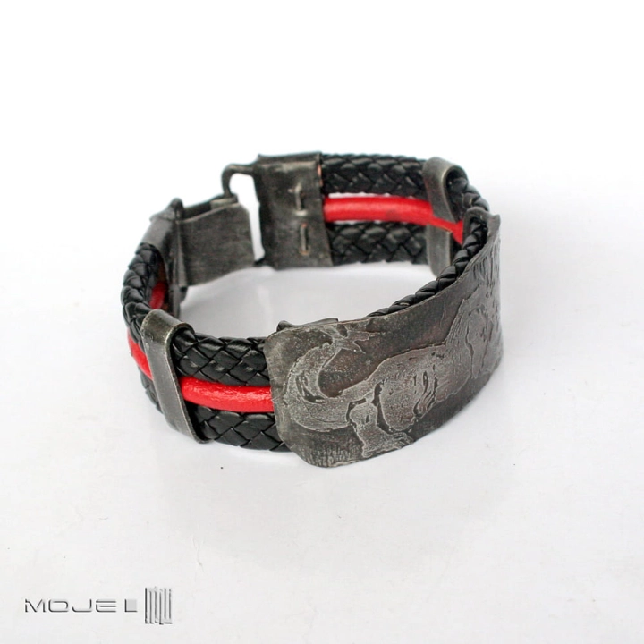 mityczny-drapiezca-Behemot-bransoleta-meska-bizuteria-miedziana-rzemien-dla-mezczyzny-szeroka-bransoletka