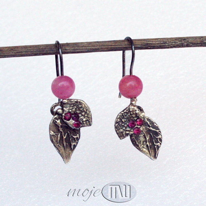 listki-z-rozowa-kulka-srebrne-kolczyki-ze-srebra-listki-recznie-robione-cyrkonie-kulka-z-marmuru-rozowe-art-clay