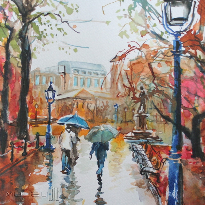 slotna-jesien-akwarela-malowane-obrazek-jesienne-deszczowe-parasol-slota-alejka-w-parku