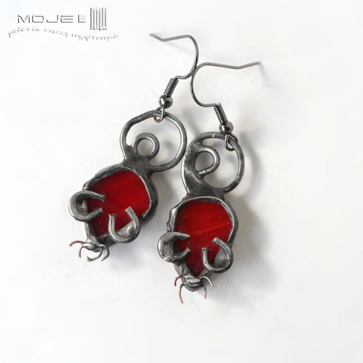czerwone-myszki-kolczyki-ze-szkla-myszy-do-uszu-smieszne