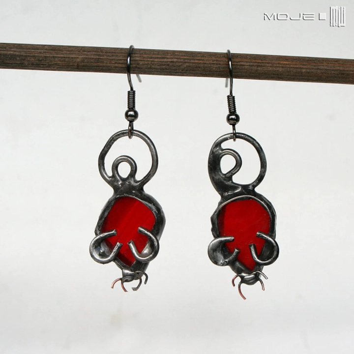 czerwone-myszki-kolczyki-ze-szkla-myszy-do-uszu-smieszne