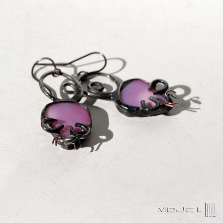 myszki-na-rozowo-kolczyki-ze-szkla-myszy-do-uszu-smieszne-oprawione-w-miedz