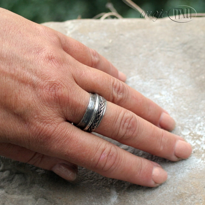 srebrna-z-miedzianym-warkoczem-obraczka-ze-srebra-rustykalna-szeroka-meska-bizuteria-dla-mezczyzny