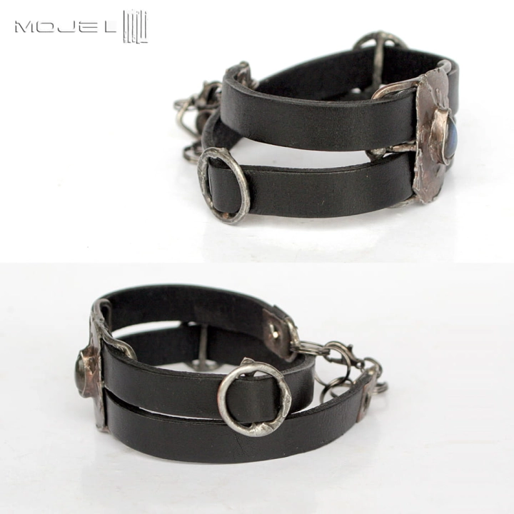 lazurowa-lza-bransoletka-ze-skorzanych-rzemieni-i-labradorytu-regulowana-miedziana