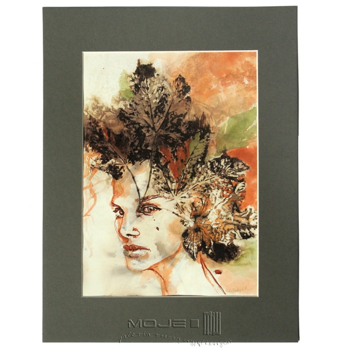 jesienna-nimfa-grafika-obrazek-na-sciane-druk-ekologiczny-ecoprint-ekodruk-papier-do-grafiki-obrazek-natura-liscie-dekoracja-akwarele-dziewczyna