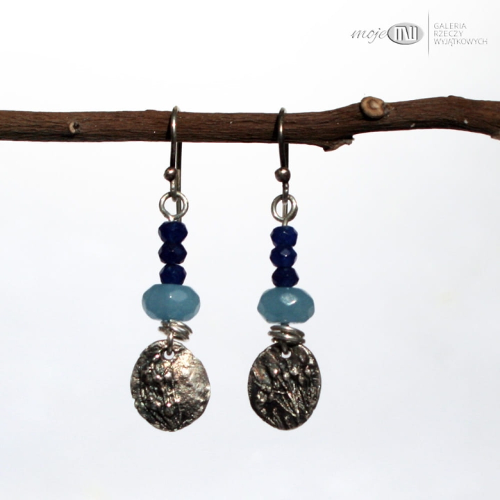 polne-skarby-kolczyki-ze-srebra-akwamaryn-jadeit-niebieski-granatowy-lekkie-srebrne-florystyczne-pola-roslinka