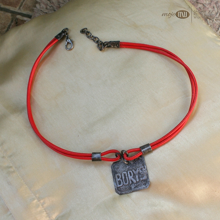 psi-imiennik-na-szyje-dla-psa-rzemien-miedziana-blaszka