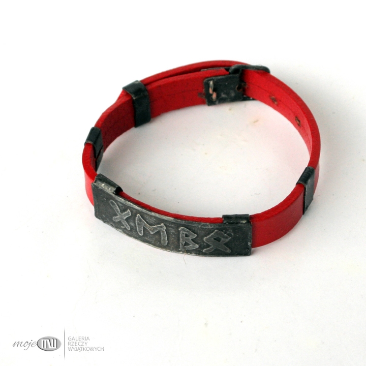 runiczny-amulet-milosci-runy-znaki-runiczne-bransoletka-talizman-czerwony-rzemien-miedziana-bizuteria-poganska