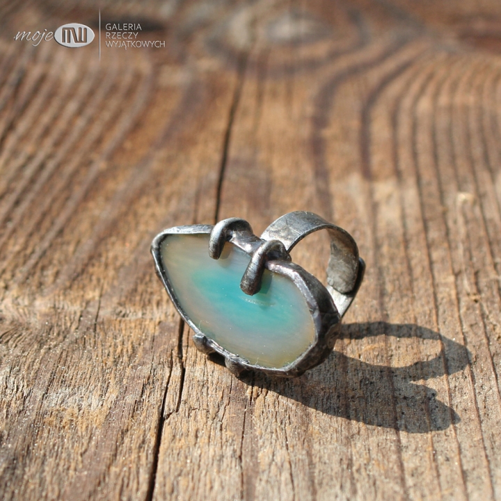 plaster-na-palec-pierscionek-agat-prosta-oprawa-regulowany