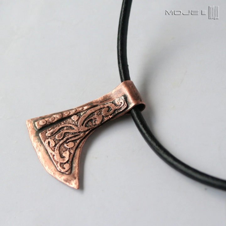 topor-Peruna-w-miedzi-miedziany-slowianska-bizuteria-amulet-poganska-jednostronny-meski-wisior
