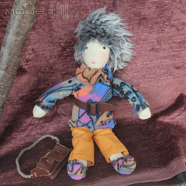 Lala Daga, szmaciana laka, lalka ręcznie szyta, rag doll