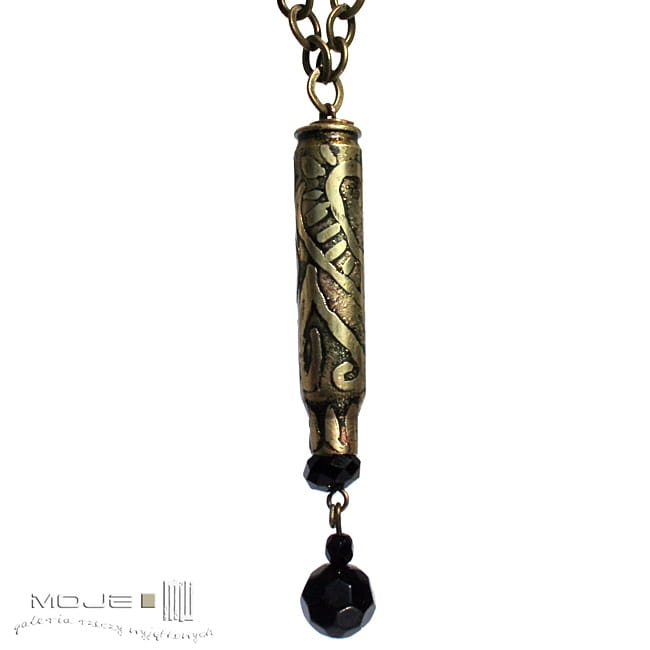 kaliber-5-56-mosiezna-luska-wisiorek-z-luski-militaria-trawione-czarne-korale-mosięzny-mosiadz