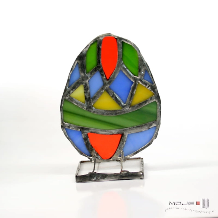 Jajo dekor, ozdoba wielkanocna, witraż Tiffany, ozdobne jajo, wielkanoc, pisanka, hand made, decor, święta wielkanocne, pomysł na prezent