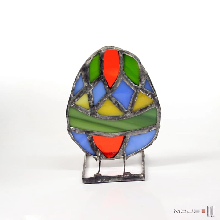 Jajo dekor, ozdoba wielkanocna, witraż Tiffany, ozdobne jajo, wielkanoc, pisanka, hand made, decor, święta wielkanocne, pomysł na prezent