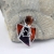 Anioł Pomarańczak  z gwiazdką, szklany anioł, aniołek na szczęście, witraż tiffany, święta, boże narodzenie, rękodzieło,anioł wiszący, aniołek, aniołek wiszący, anioł, 