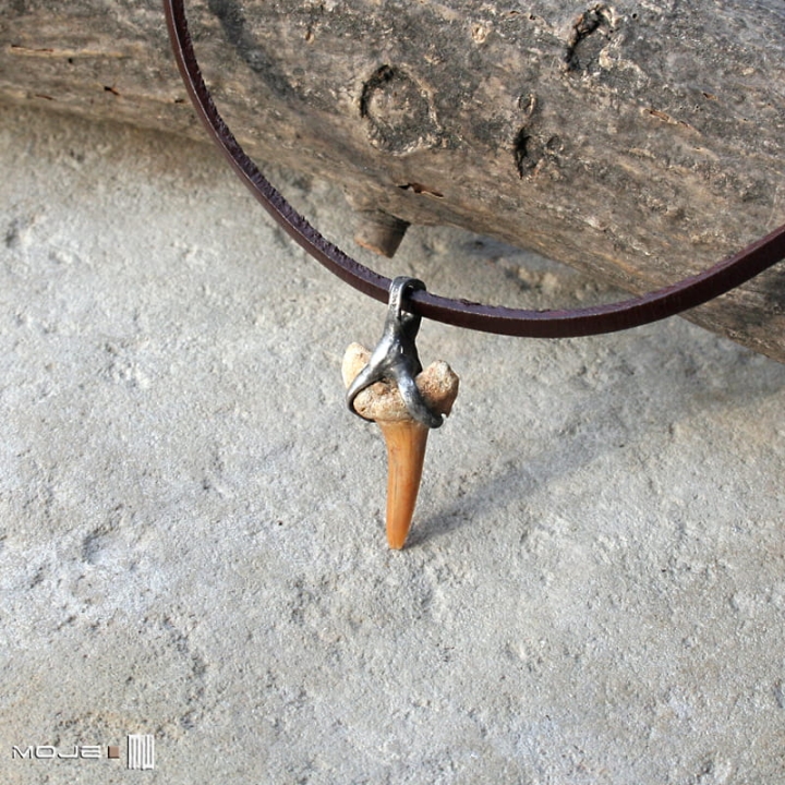 ząb rekina, męska biżuteria, męski wisiorek, dla mężczyzny, talizman