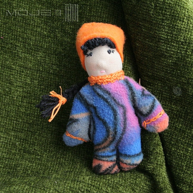 Julita mała laleczka, lalka szmaciana lalka ręcznie szyta, dla dzieci, rag doll