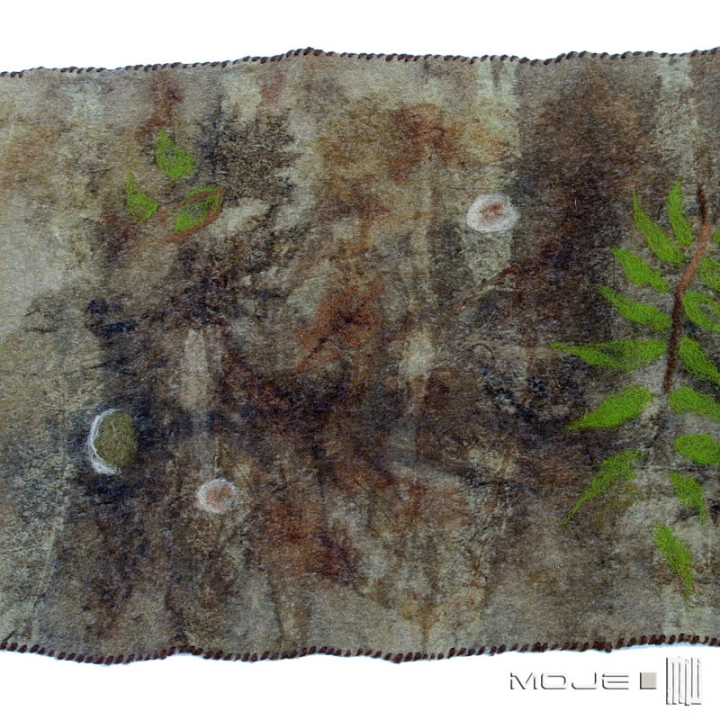 Szal-wełniany-ciepły-welna-parzona-eko-druk-ecoprint-liscie-druk-ekologiczny-dla-kobiety-prezent-na-zime-filcowany