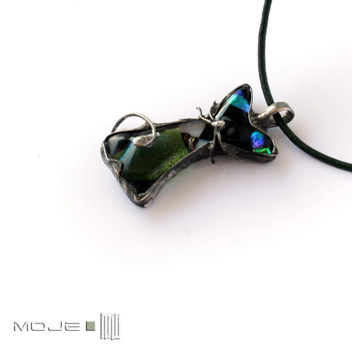 Kot dichrouchy, szklany kot, fusing, szkło dichroiczne