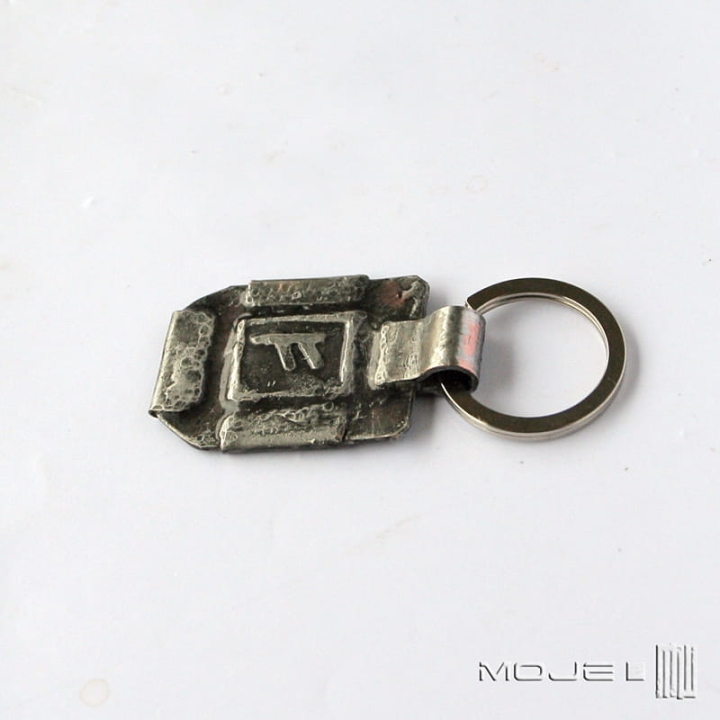 Brelok z runą Fefu, znaki runiczne, talizman, runy