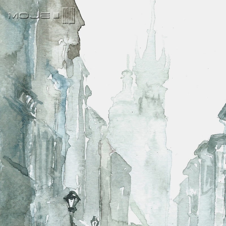 Floriańska 18x24 cm, akwarela, malowana