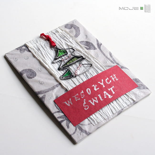 choinka, malutka choinka, dekor, do powieszenia, rękodzieło, hand made, witraż Tiffany, ozdoba