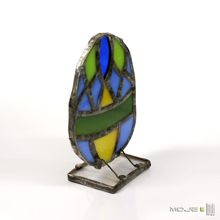jajo dekor, ozdoba wielkanocna, witraż Tiffany, ozdobne jajo, wielkanoc, pisanka, hand made, decor, święta wielkanocne