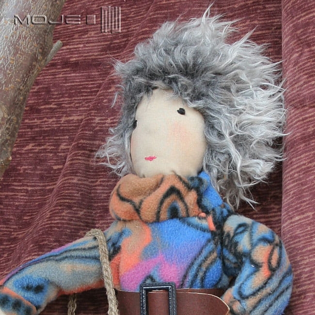 Lala Daga, szmaciana laka, lalka ręcznie szyta, rag doll