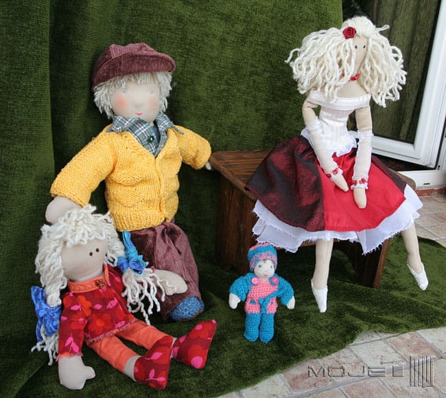 Blond Hiszpanka lalka szmaciana , dla dzieci, rag doll, hand made
