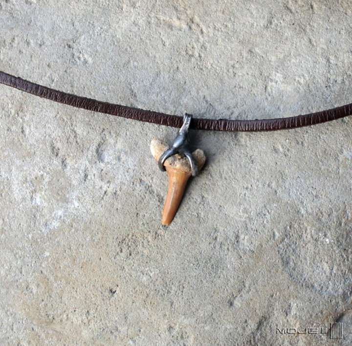 ząb rekina, męska biżuteria, męski wisiorek, dla mężczyzny, talizman