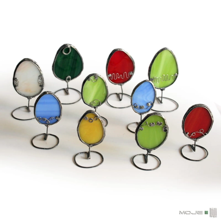 jajeczko dekor, Jajo dekor, ozdoba wielkanocna, witraż Tiffany, ozdobne jajo, wielkanoc, pisanka, hand made, decor, święta wielkanocne, pomysł na prezent